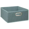 BOITE DE RANGEMENT 31X15CM PETROLE CHINE
