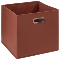 BOITE DE RANGEMENT 31X31CM TERRE SIENNE