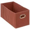 BOITE DE RANGEMENT 15X31CM TERRE SIENNE