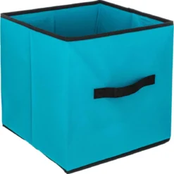 BOITE DE RANGEMENT 31X31CM TURQUOISE