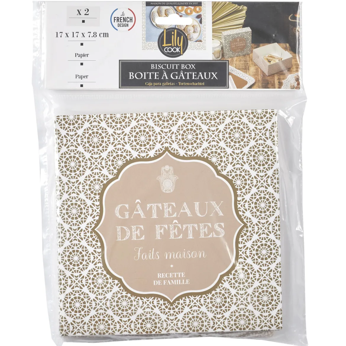 BOITE GATEAUX 17X7.8CM