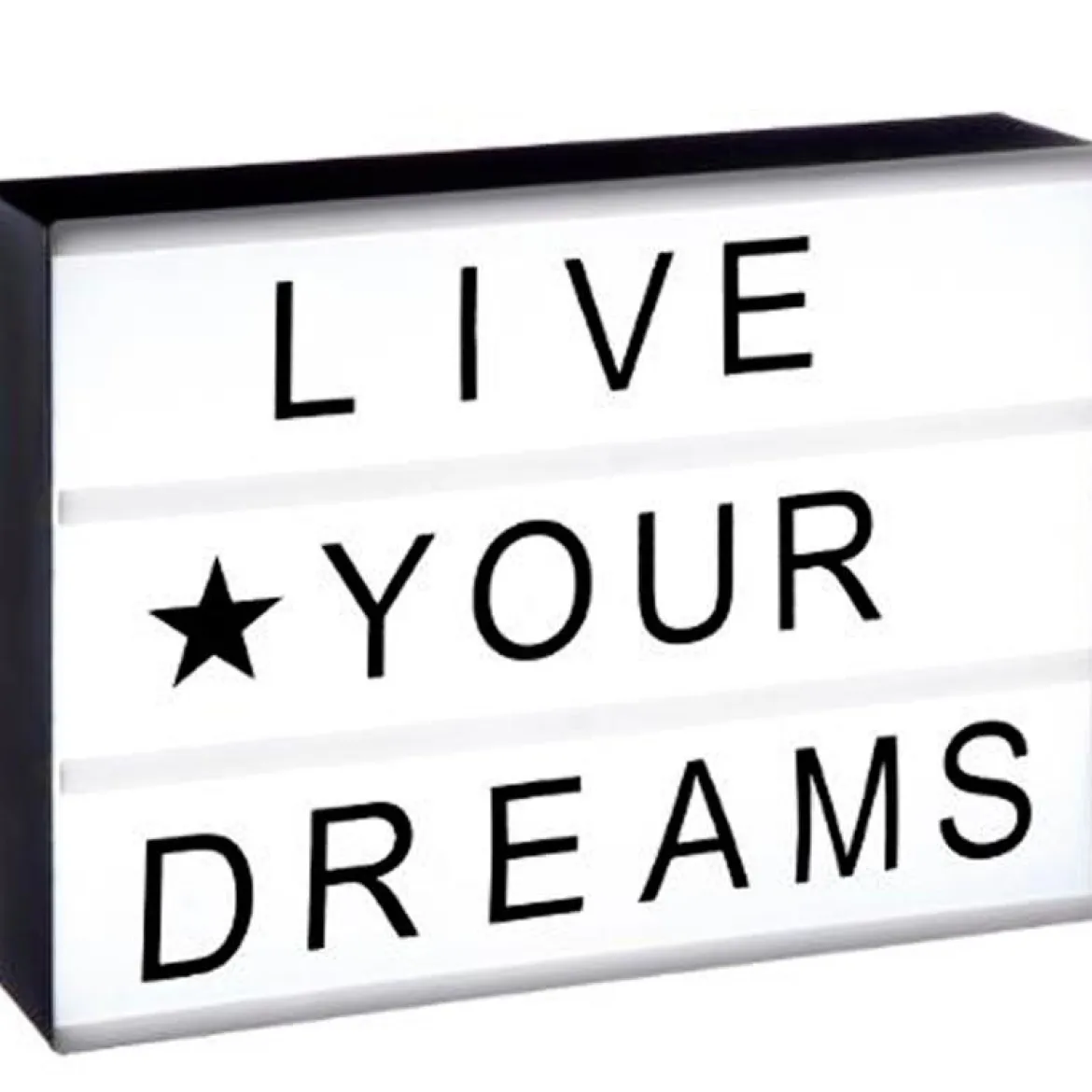 BOITE LUMINEUSE A MESSAGE