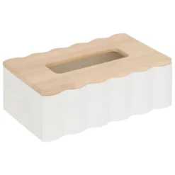 BOITE MOUCHOIR BOIS CHERI L.25CM