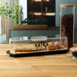 BOITE PAIN COUVERCLE TRANSPARENT BISTROT