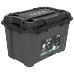 BOITE PLASTIQUE NOIR BUNKER PLUS 55L