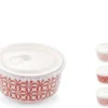 BOITE PORCELAINE SHANGHAI AVEC COUVERCLE 13X7CM