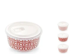 BOITE PORCELAINE SHANGHAI AVEC COUVERCLE 13X7CM