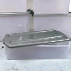 BOITE RANGEMENT PLASTIQUE DESSOUS LIT 45L