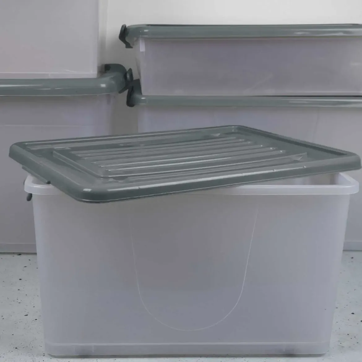 BOITE RANGEMENT PLASTIQUE 60L