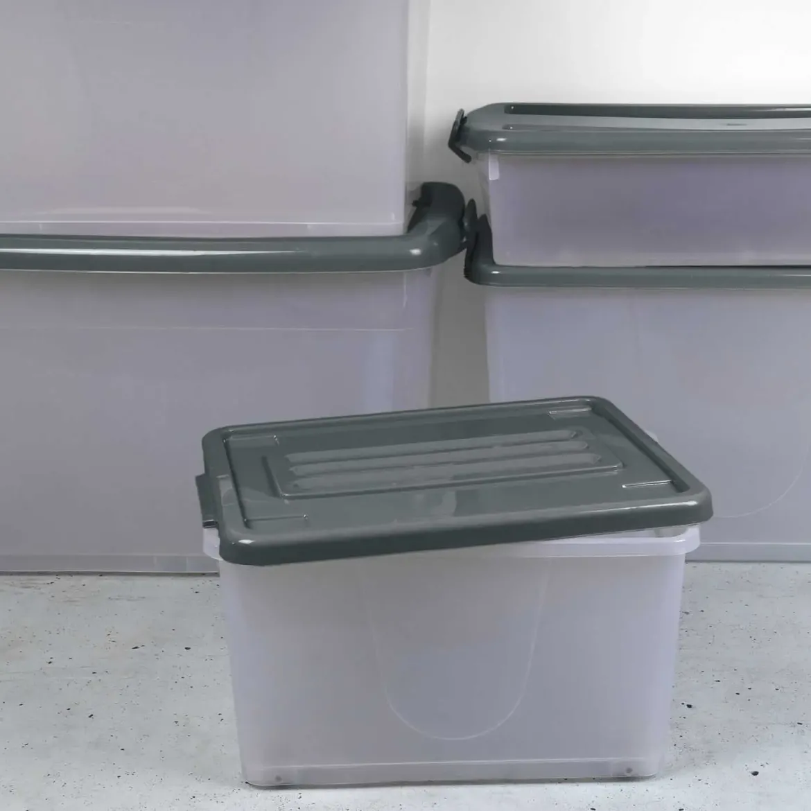 BOITE RANGEMENT PLASTIQUE 35L