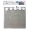 BOITE RANGEMENT POMPON GRIS D.29X29CM