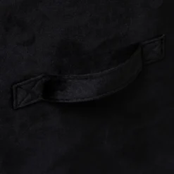 BOITE RANGEMENT VELOURS NOIR 31X31CM