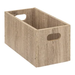 BOITE RANGEMENT 15X31CM BOIS NATUREL