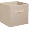 BOITE RANGEMENT 31X31CMCM TOILE DE JUTE
