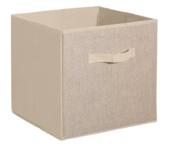 BOITE RANGEMENT 31X31CMCM TOILE DE JUTE