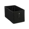 BOITE RANGEMENT 15X31CM CUIR TRESSE