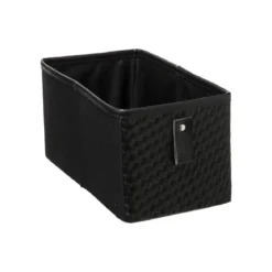 BOITE RANGEMENT 15X31CM CUIR TRESSE