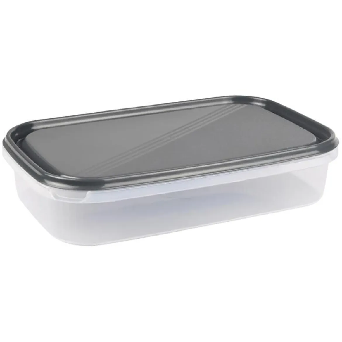 BOITE RECTANGLE AVEC COUVERCLE 2L ANTHRACITE