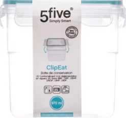 BOITE RECTANGLE HAUT CLIPEAT 970ML
