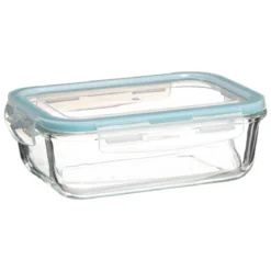 BOITE VERRE RECTANGLE 1.18L CLIPEAT