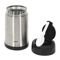 BOL A SOUPE ISOTHERME AVEC COUVERT INOX 50CL