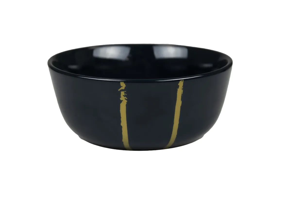 BOL MAGIC POUDRE DOREE 13CM GRES