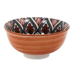 BOL MANDALA ORANGE D.12CM