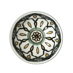 BOL MANDALA VERT D.15CM