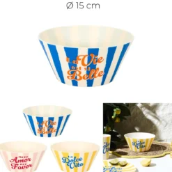 BOL PLASTIQUE DOLCE VITA D15CM
