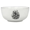 BOL POMME DE PIN 13CM