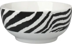 BOL PORCELAINE ZEBRE 14CM