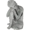 BOUDDHA ASSIS D.25.5X25.5X36CM