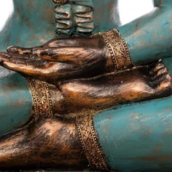BOUDDHA ASSIS RESINE H.72.5CM