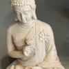 BOUDDHA ASSIS RESINE SALMA H.27CM