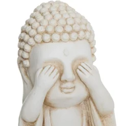BOUDDHA DECO EXTERIEUR ILAN H.34CM