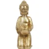 BOUDDHA DORE GENOU OFFRANDE H.36CM