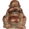 BOUDDHA RESINE D.11X9.5X12CM
