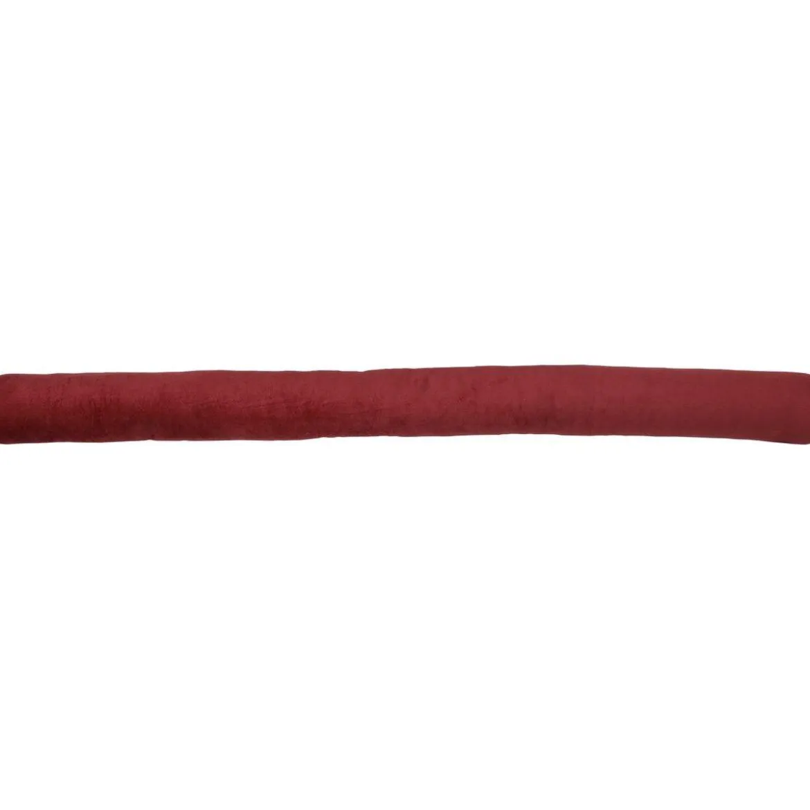 BOUDIN DE PORTE SIMPLE BOURRELET VELOURS 80CM ROUGE
