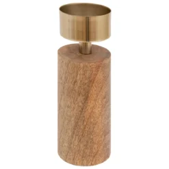 BOUGEOIR BOIS NOYI TAILLE L