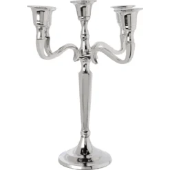 BOUGEOIR METAL 5 TETES H.27CM