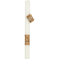 BOUGIE BATON DEMI BLANC H.26CM