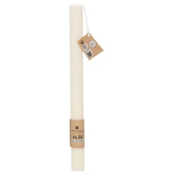 BOUGIE BATON DEMI IVOIRE H.26CM