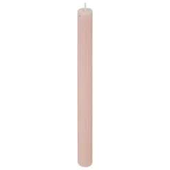 BOUGIE BATON DEMI ROSE H.26CM