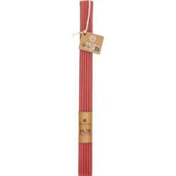 BOUGIE BATON DEMI ROUGE H.26CM