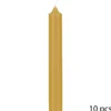 BOUGIE BATON HUGO JAUNE H.16CM X10 PIECES