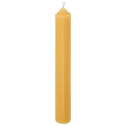 BOUGIE BATON HUGO JAUNE H.16CM X10 PIECES
