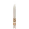 BOUGIE BATON HUGO TAUPE H.30CM X2 PIECES