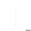 BOUGIE BATON MANY BLANC H.25CM X10 PIECES