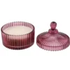 BOUGIE BOHEME ECRIN EN VERRE 10X12.5CM