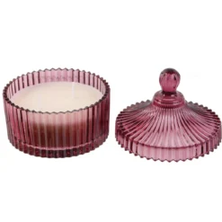 BOUGIE BOHEME ECRIN EN VERRE 10X12.5CM